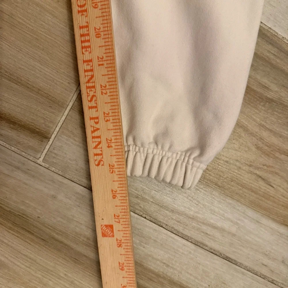 ASRV Tech-Terry Oversized Sweatpants Cream Beige Men's Size Medium DSG 0655